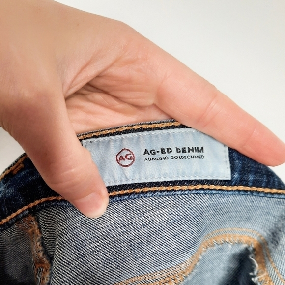 AG Adriano Goldschmied The Legging Ankle Super Skinny Distressed 30R - Picture 7 of 9